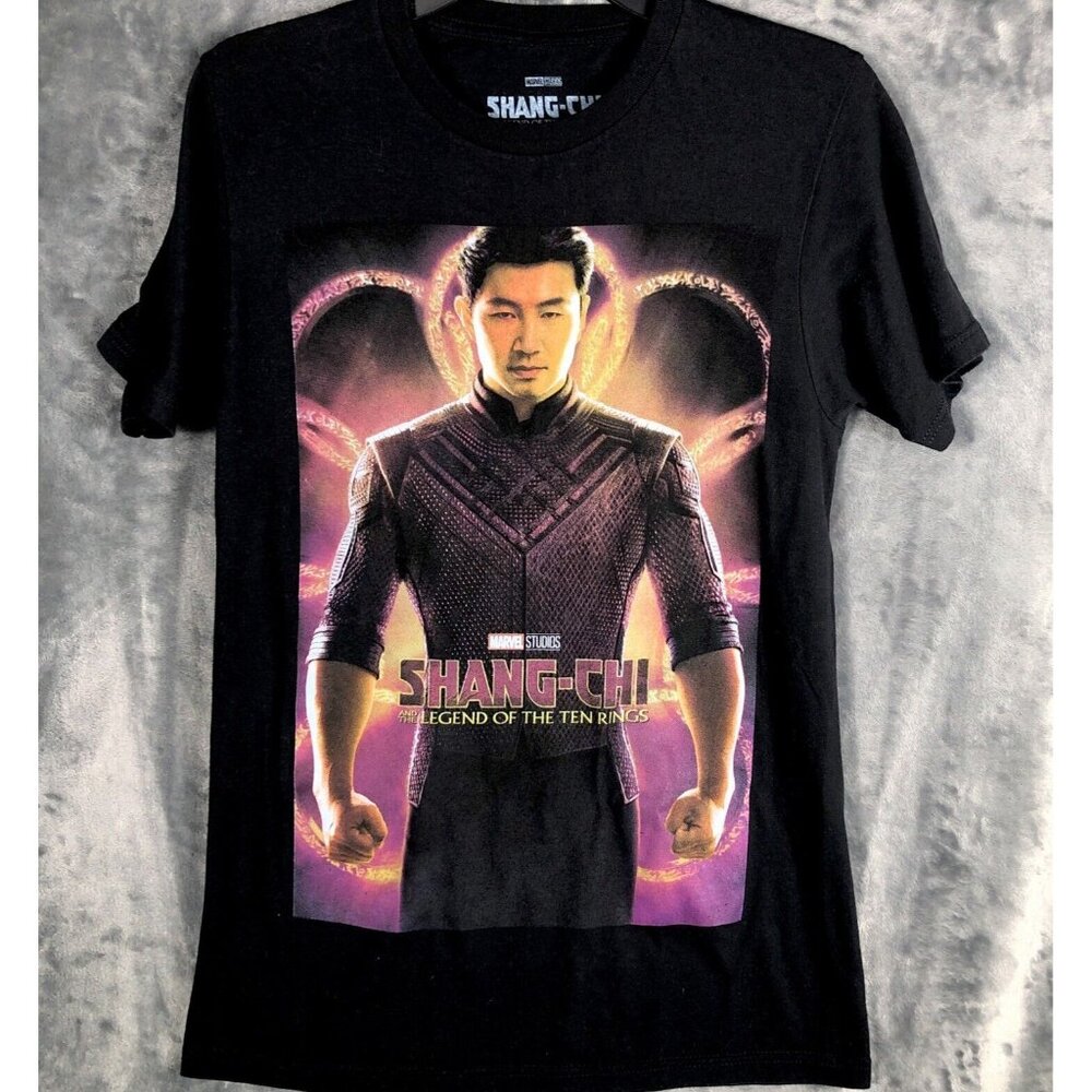Men's Marvel Shang-Chi and the Legend of the Ten Rings Logo T-Shirt - Picture 1 of 8